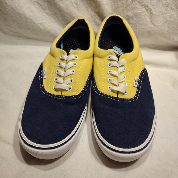 🌎 Vans || ComfyCush Era Low Top Yellow/Blue - Picture 3 of 8